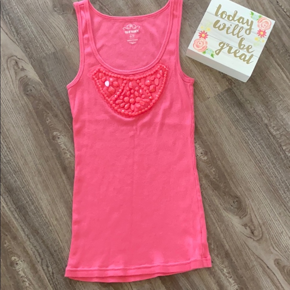 Old Navy Beaded Tank Top